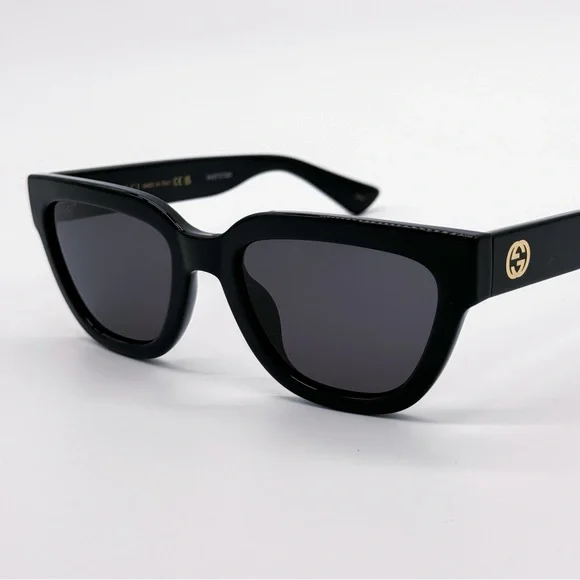 Gucci | Accessories | New Gucci Gg578s 01 Cat Eye Black Grey  display picture 2